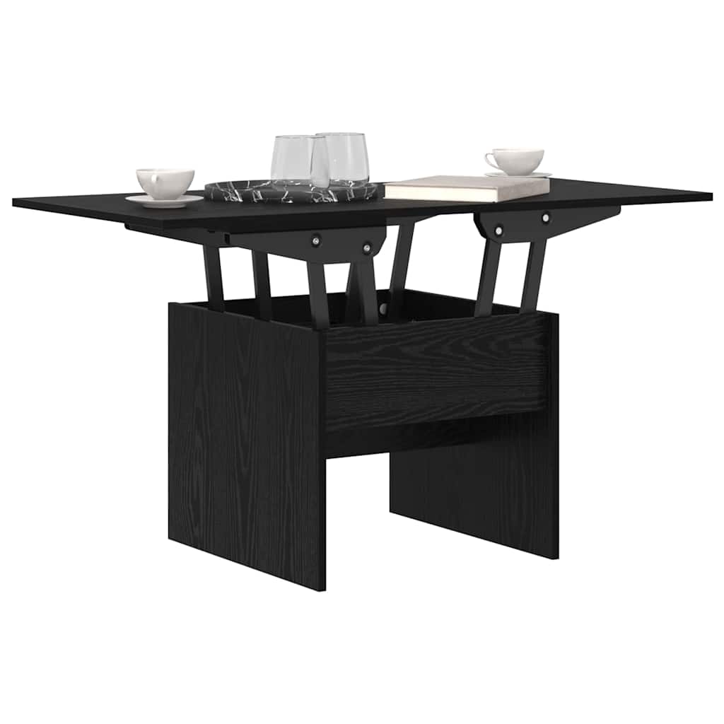 vidaXL Τραπεζάκι σαλονιού Μαύρη Οξυά 55 x 54,5 x 45 εκ
