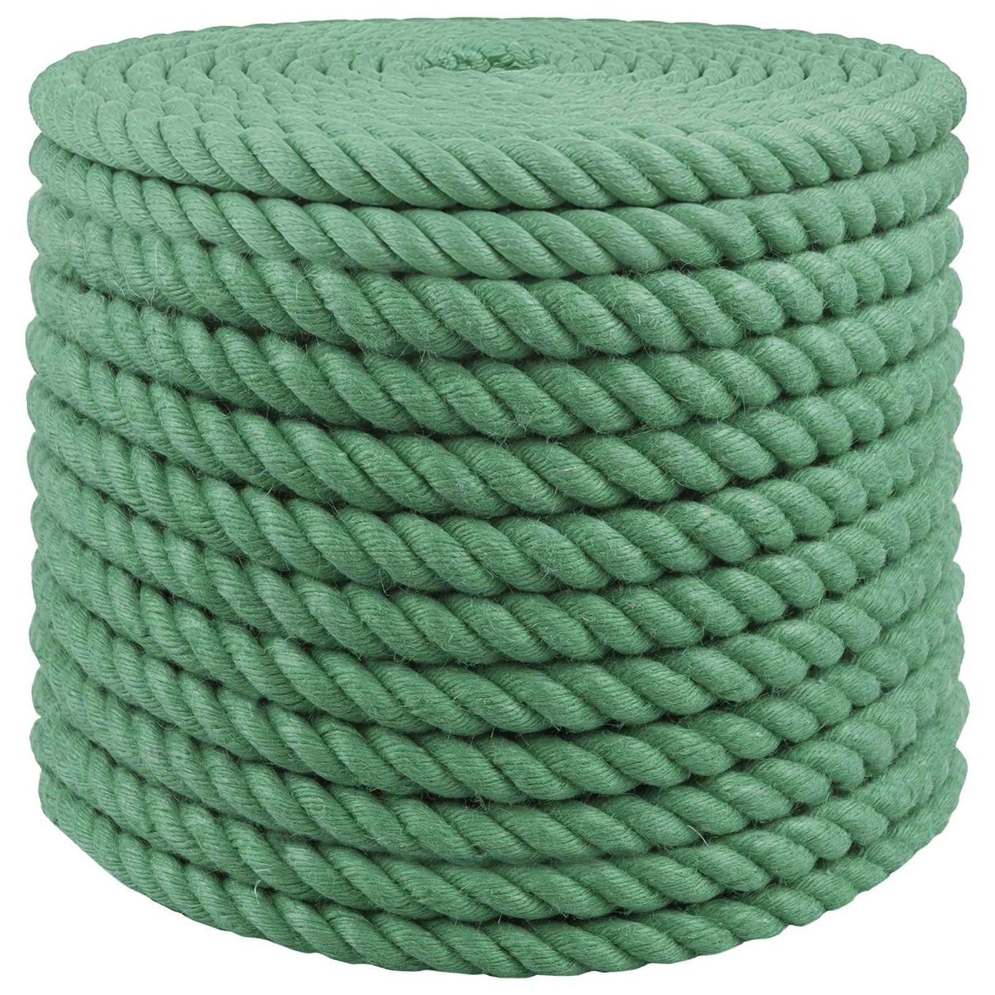 vidaXL Σχοινί Από Τζute 16 mm Πράσινο 100% Τζούτα Tossa