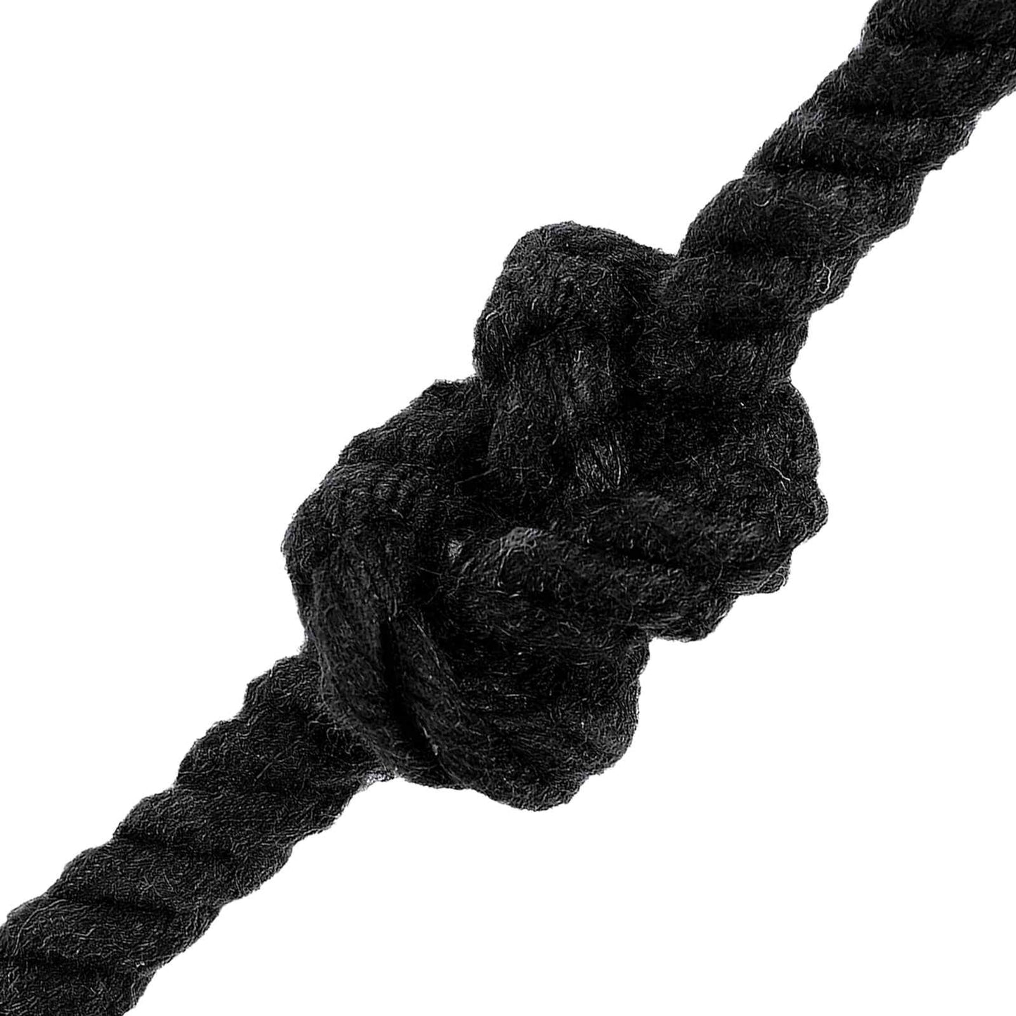 vidaXL Κωτόσχοινo 8 mm 25 m Μαύρο 100% Βαμβάκι