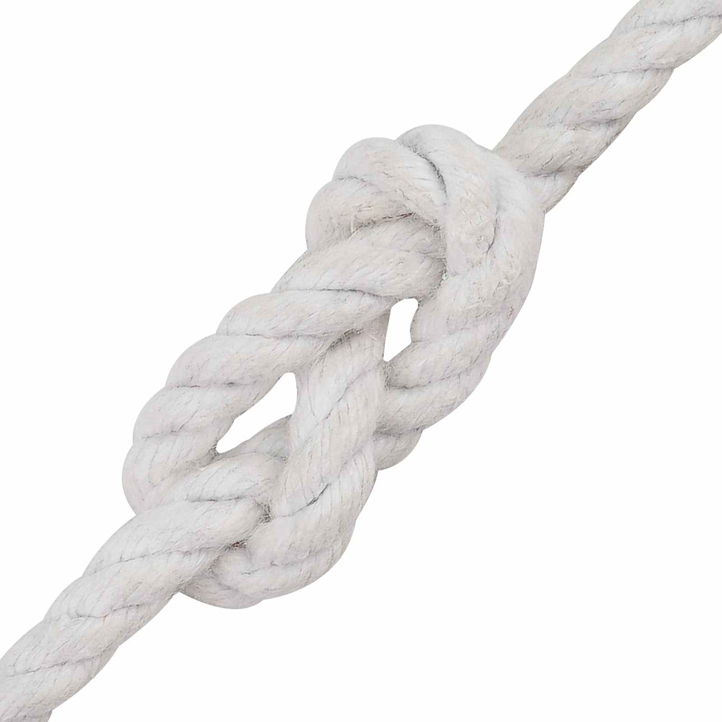 vidaXL Κωτόσχοινo 6 mm 25 m Λευκό 100% Βαμβάκι