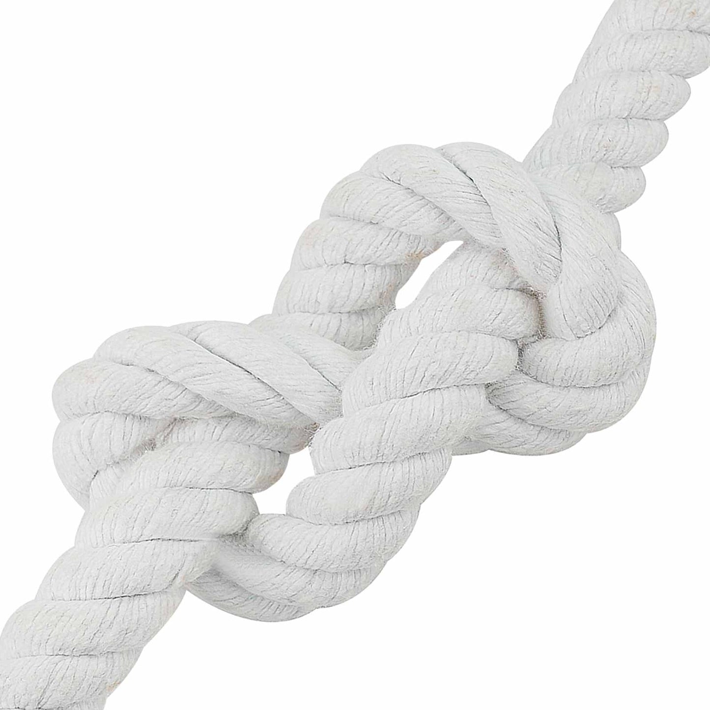 vidaXL Κωτόσχοινo 24 mm 50 m Λευκό 100% Βαμβάκι
