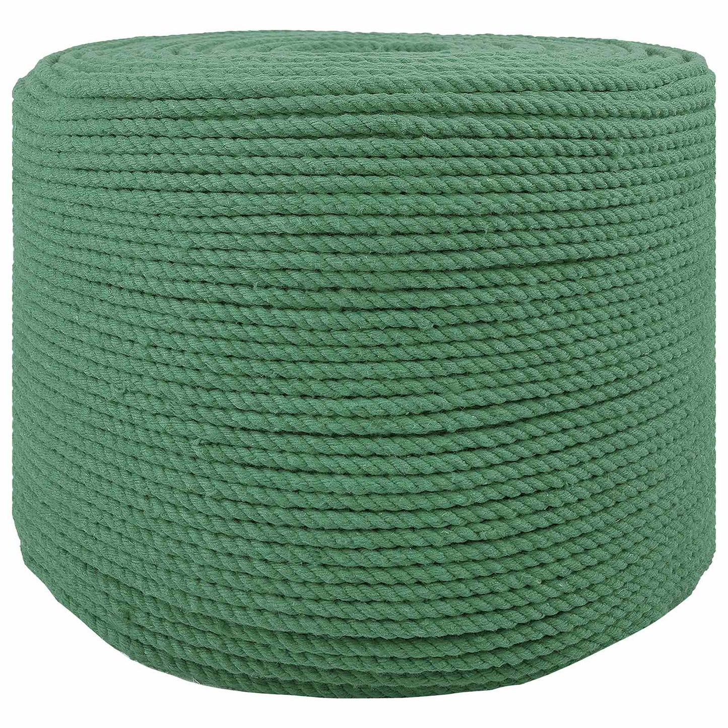 vidaXL Cotton Twine 4 mm 500 m Πράσινο 100% Βαμβάκι