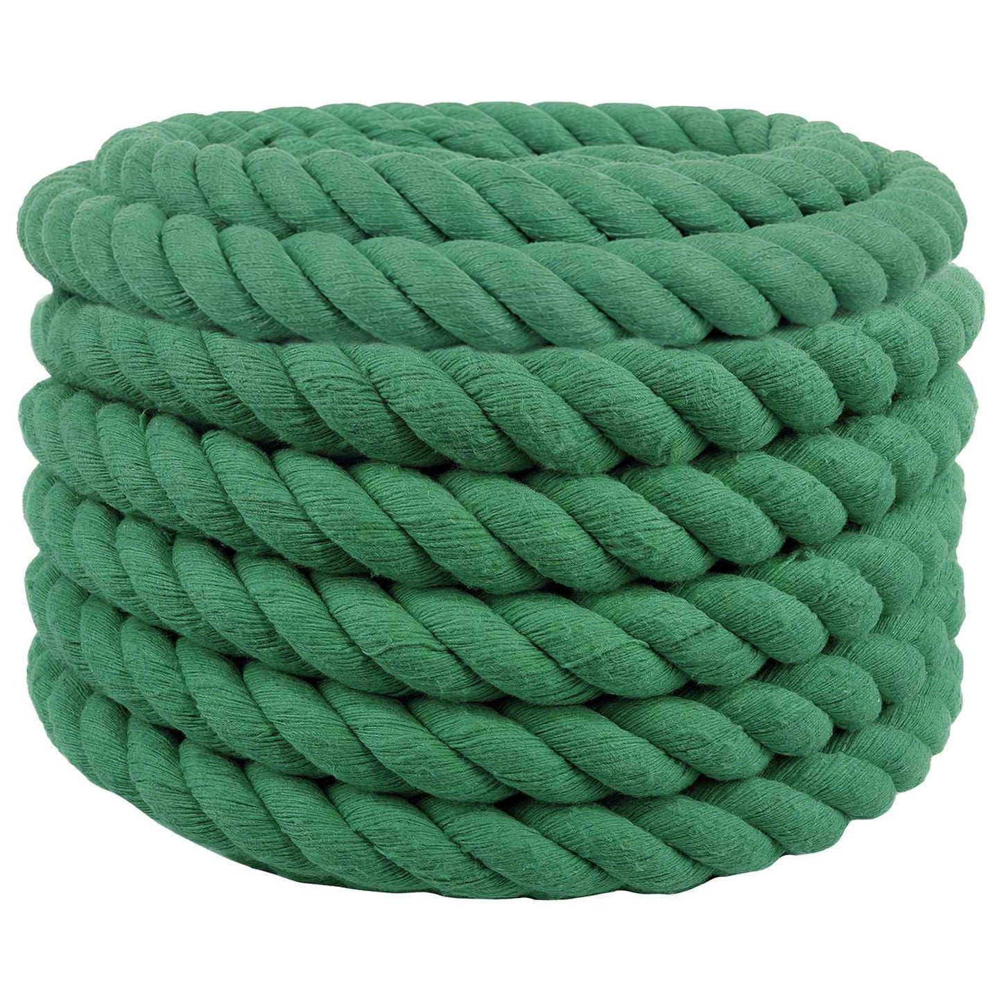 vidaXL Κωτόσχοινo 30 mm 10 m Πράσινο 100% Βαμβάκι