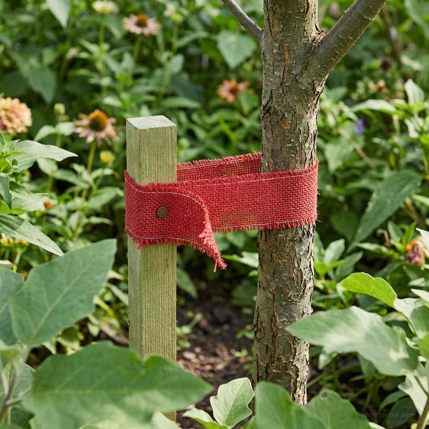 vidaXL Ρολό από Τζute 10 x 5000 εκ Κόκκινο