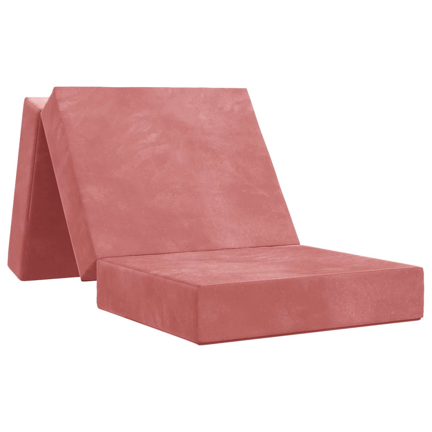 vidaXL Κρεβάτι Καναπέ Αναδιπλούμενο 75 x 63 x 45 cm Ροζ