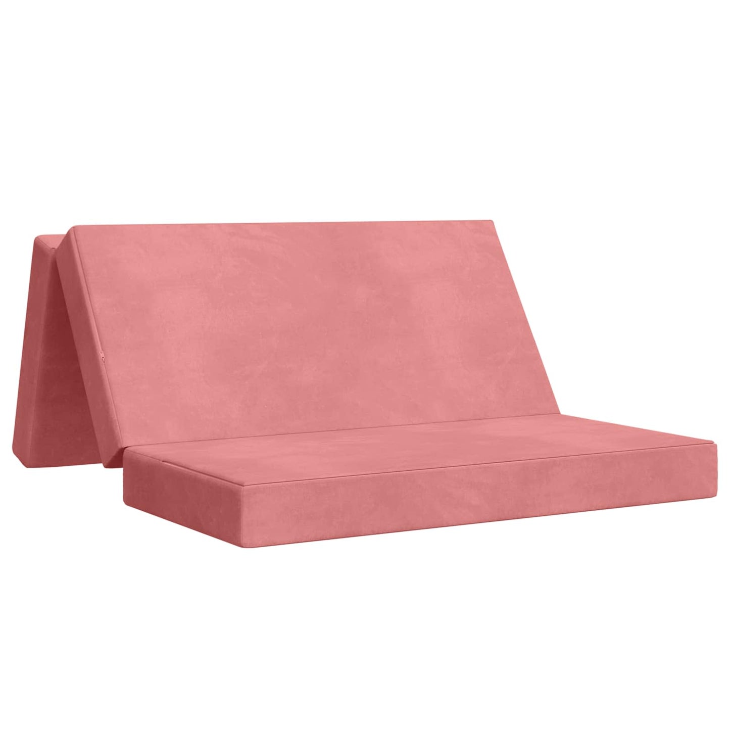 vidaXL Κρεβάτι Καναπέ Αναδιπλούμενο 120 x 67 x 45 cm Ροζ