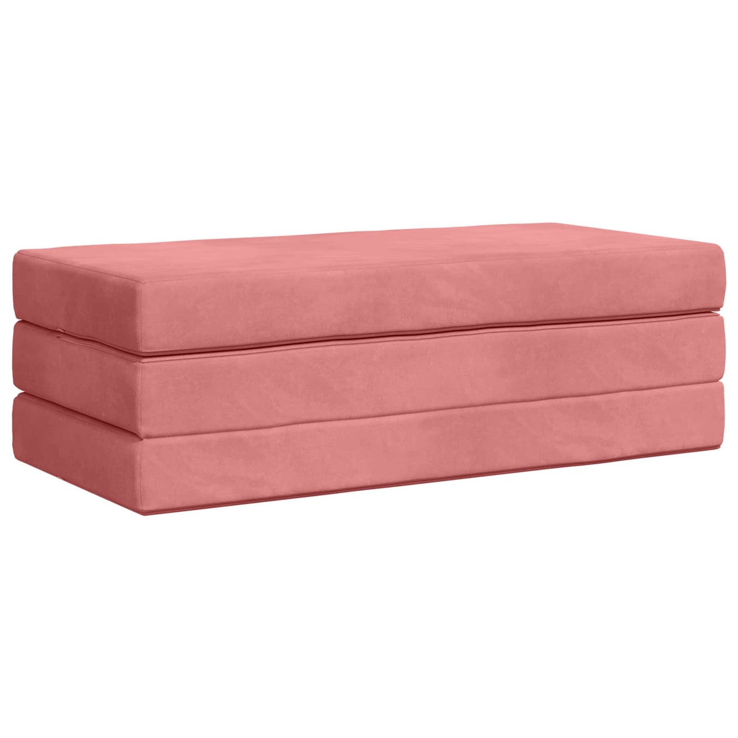 vidaXL Κρεβάτι Καναπέ Αναδιπλούμενο 120 x 67 x 45 cm Ροζ