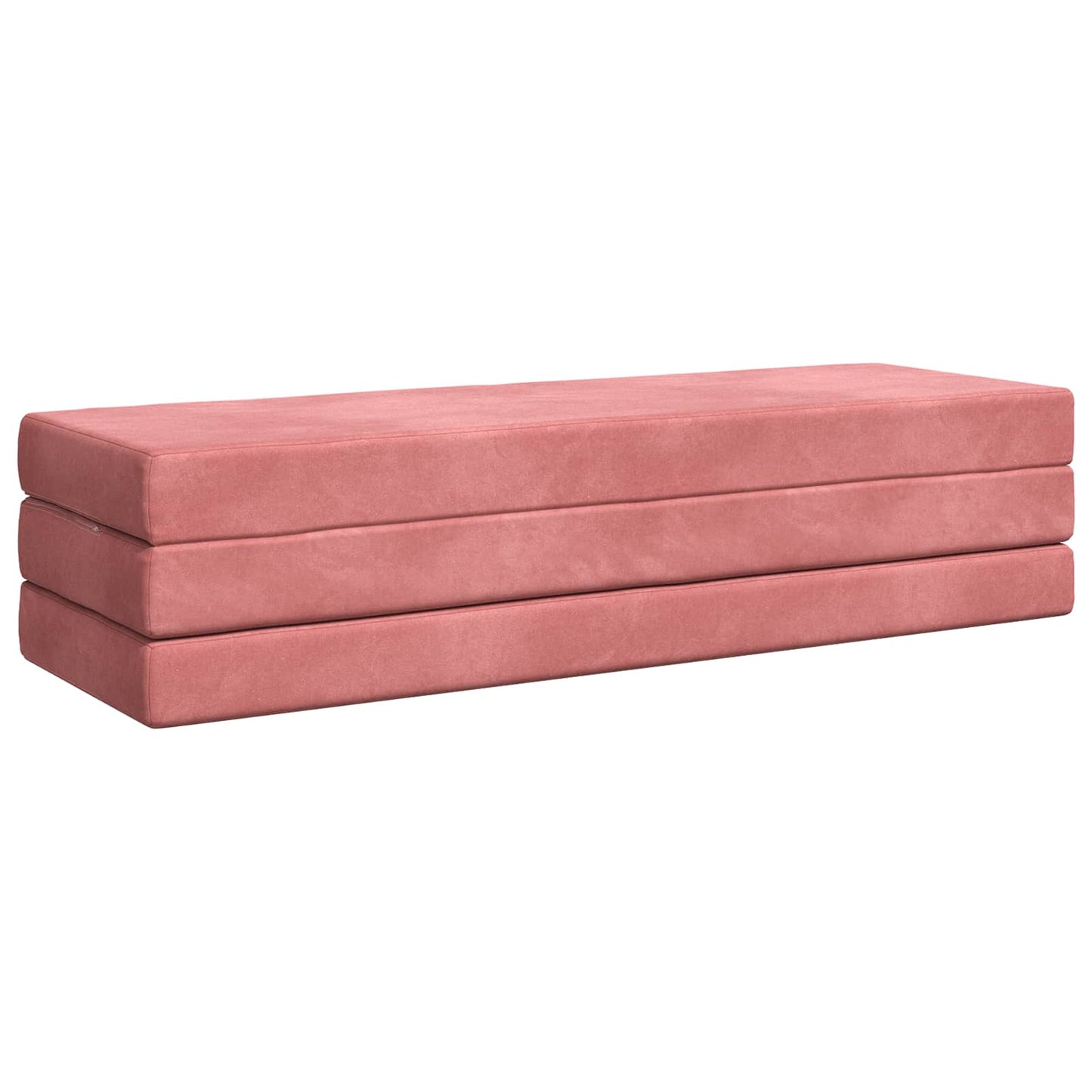 vidaXL Κρεβάτι Καναπέ Αναδιπλούμενο 200 x 67 x 45cm Ροζ