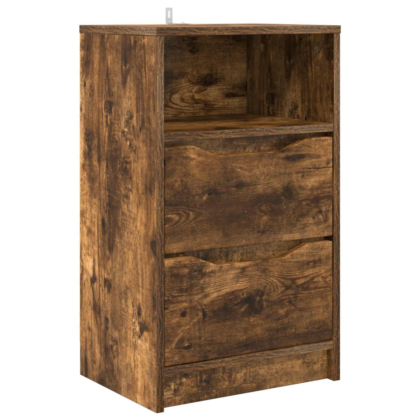 vidaXL Κομοδίνο Καπνισμένο Ξύλο Δρυός 40 x 30 x 67 cm