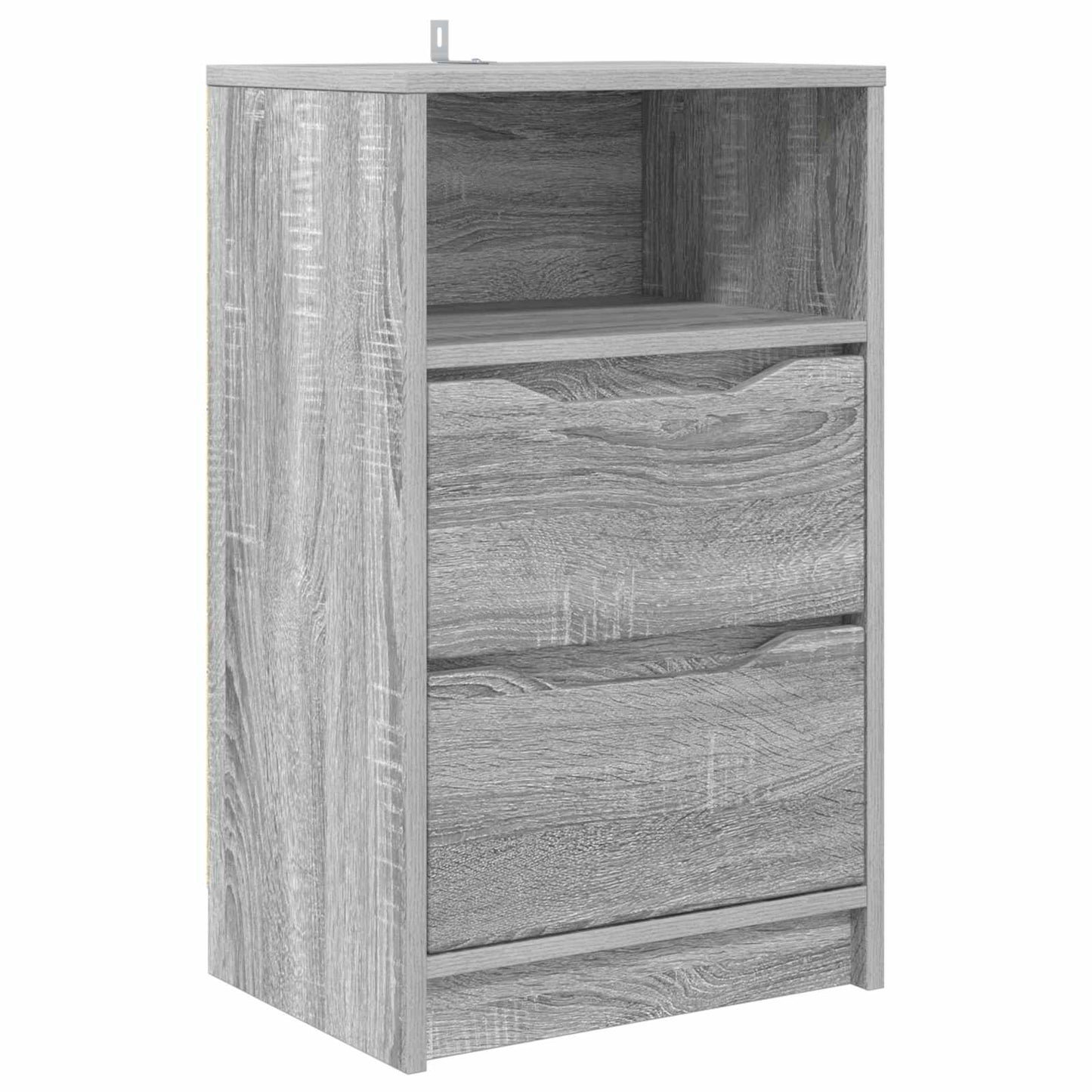 vidaXL Κομοδίνο Γκρι Sonoma 40 x 30 x 67 cm Επεξεργασμένο Ξύλο