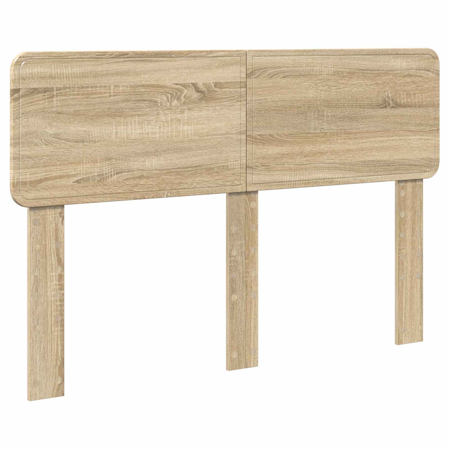 vidaXL Κεφαλάρι με κεφαλάρι Δρύς Sonoma 160 cm Επεξεργασμένο ξύλο