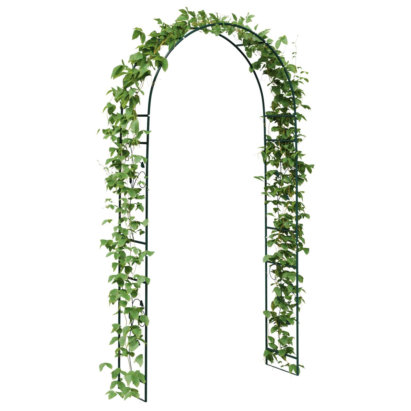 vidaXL Κήπος Αψίδα Floral Πράσινο 115 x 37 x 231 εκ.