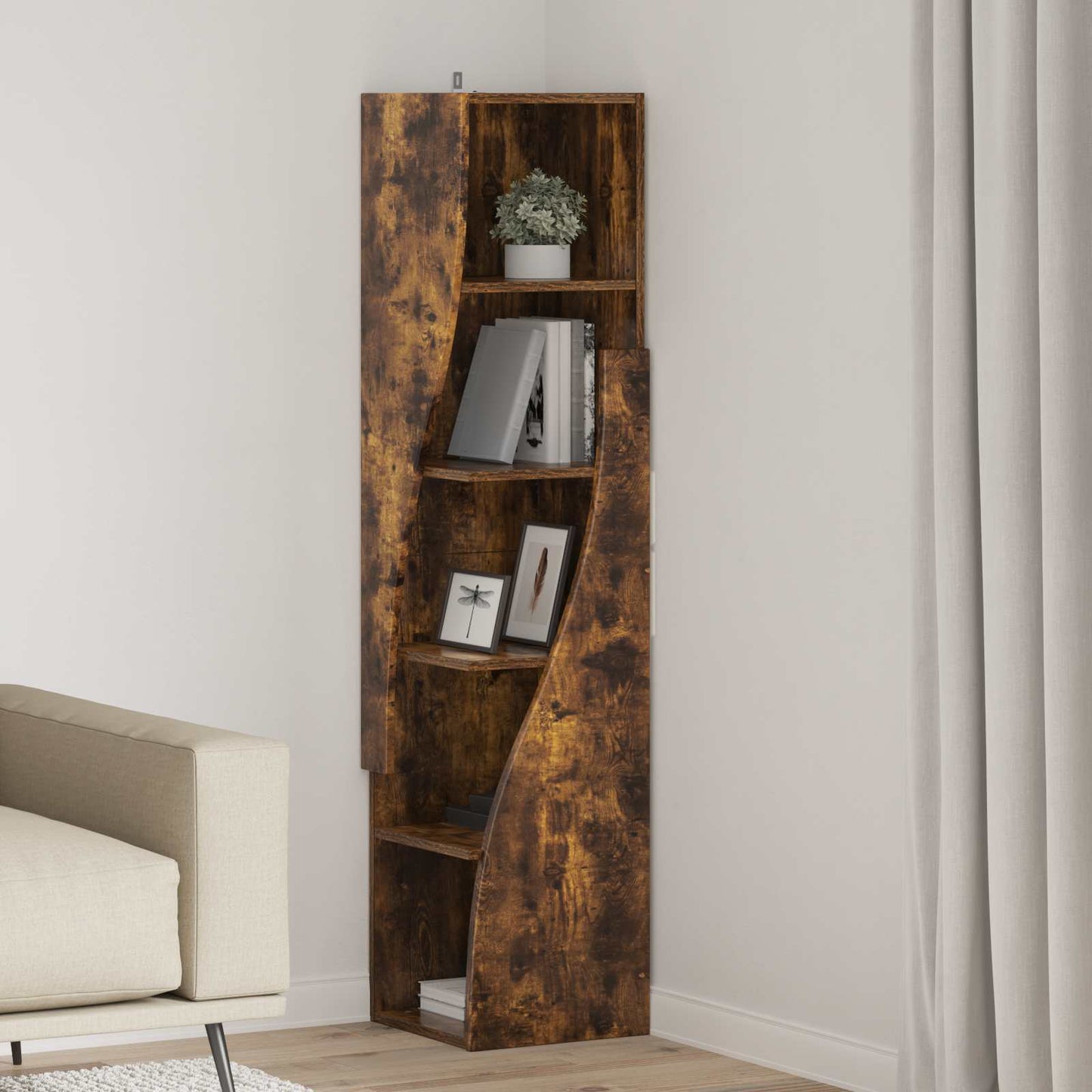 vidaXL Γωνιακό Ντουλάπι 32 x 32 x 140 cm Επεξεργασμένο Ξύλο
