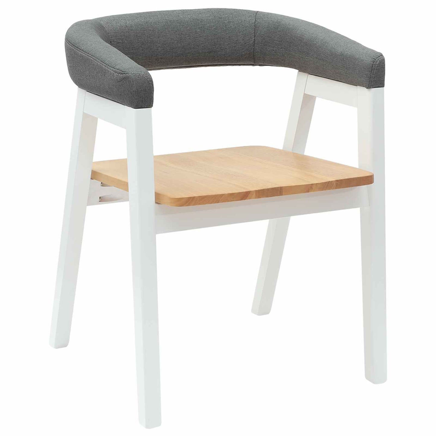 vidaXL Καρέκλες φαγητού 2 pcs Λευκό 54 x 57 x 73 εκ