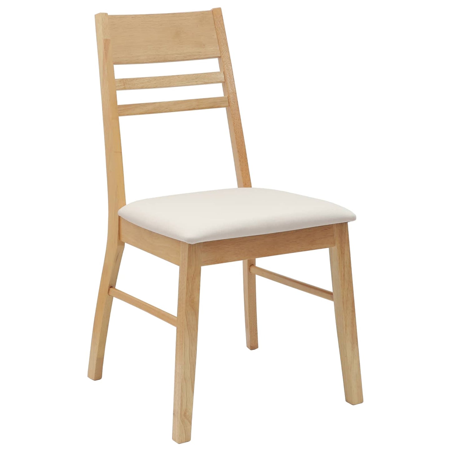 vidaXL Καρέκλες φαγητού 2 pcs Φυσικό 43 x 54 x 89 εκ.