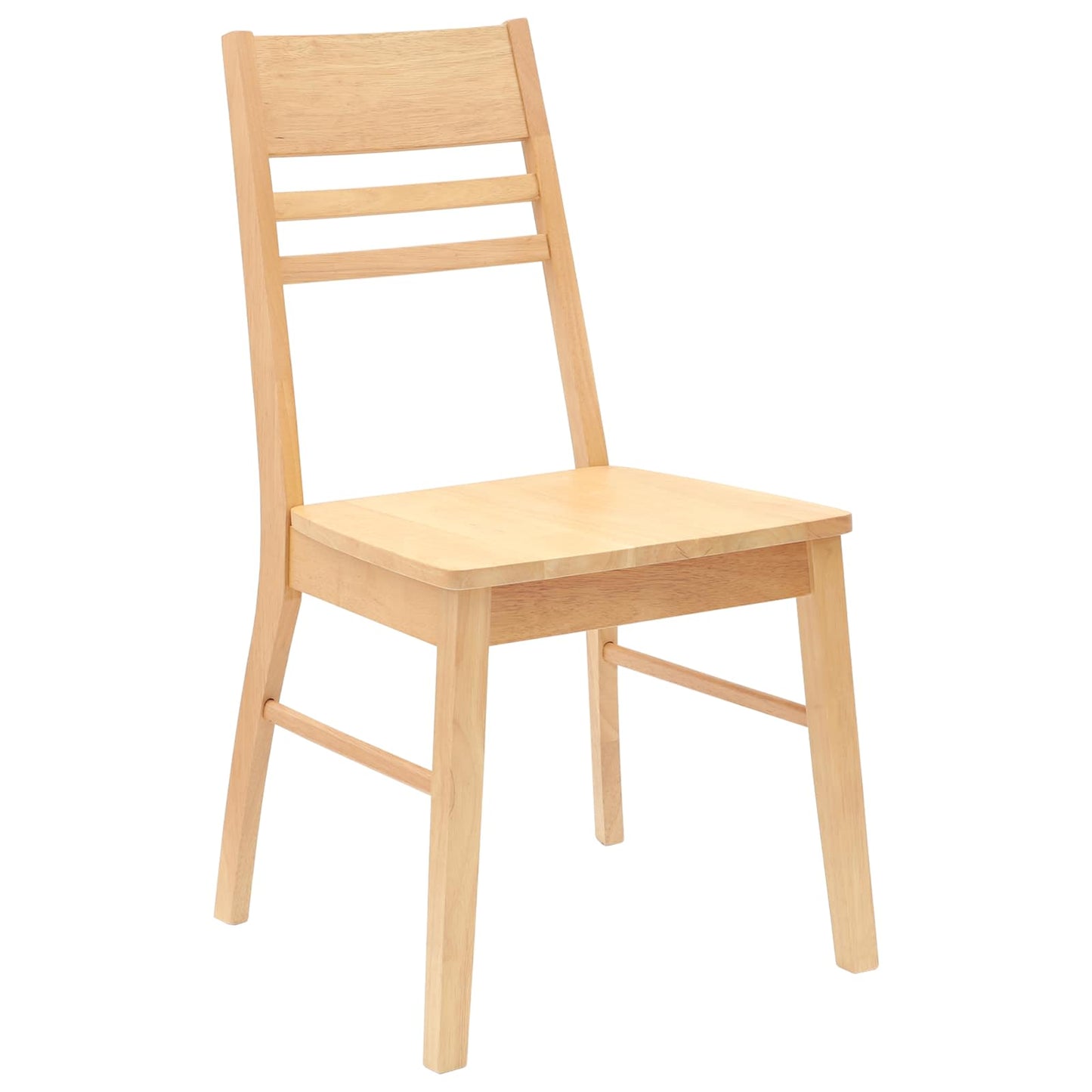 vidaXL Καρέκλες φαγητού 2 pcs Φυσικό 43 x 54 x 89 εκ.