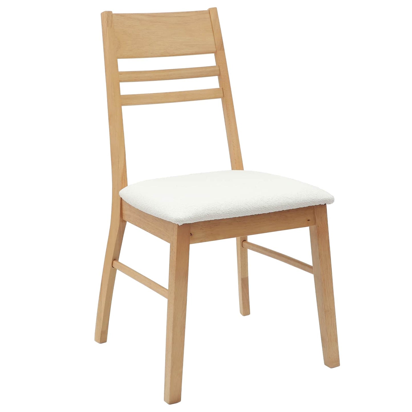 vidaXL Καρέκλες φαγητού 2 pcs Φυσικό 43 x 54 x 89 εκ.