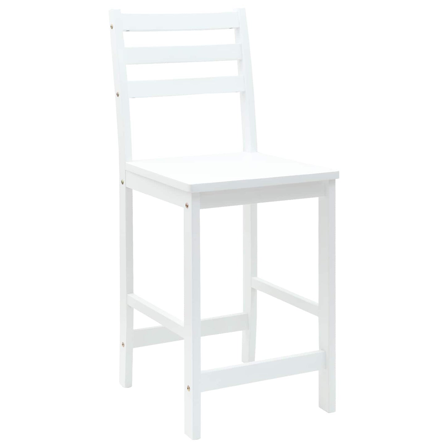 vidaXL Καρέκλες φαγητού 2 pcs Λευκό 40 x 47,5 x 99,5 εκ