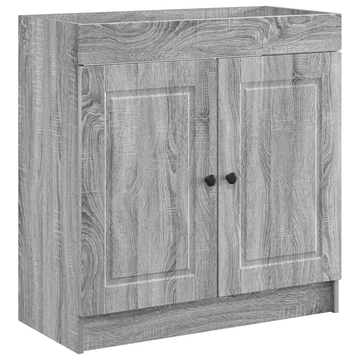 vidaXL Σετ Επίπλων Μπάνιου Γκρι Sonoma 56 x 37,5 x 81 εκ