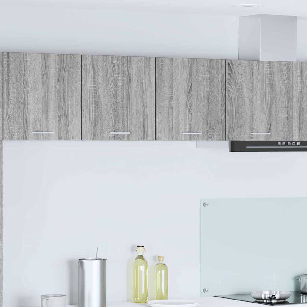 vidaXL Κρεμαστό ντουλάπι Γκρίζο Σονομα 80 x 31 x 40 εκ