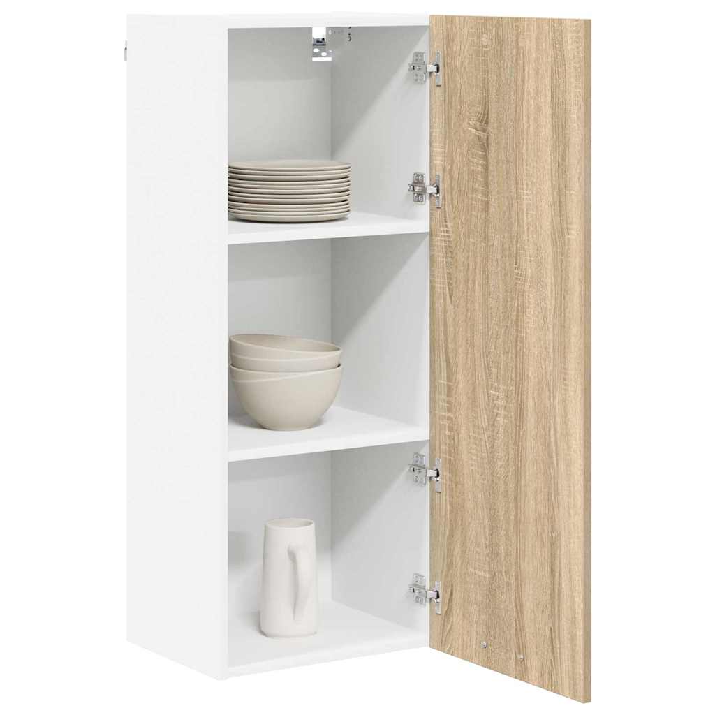 vidaXL Κρεμαστό ντουλάπι Δρύς Sonoma 40 x 31 x 100 εκ.