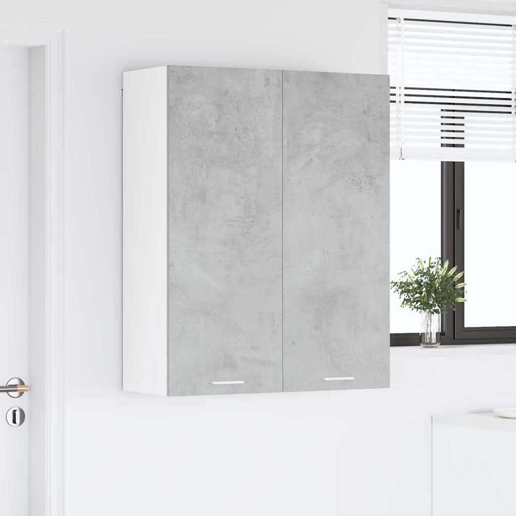 vidaXL Κρεμαστό ντουλάπι Σκυρόδεμα Γκρι 80 x 31 x 100 εκ.