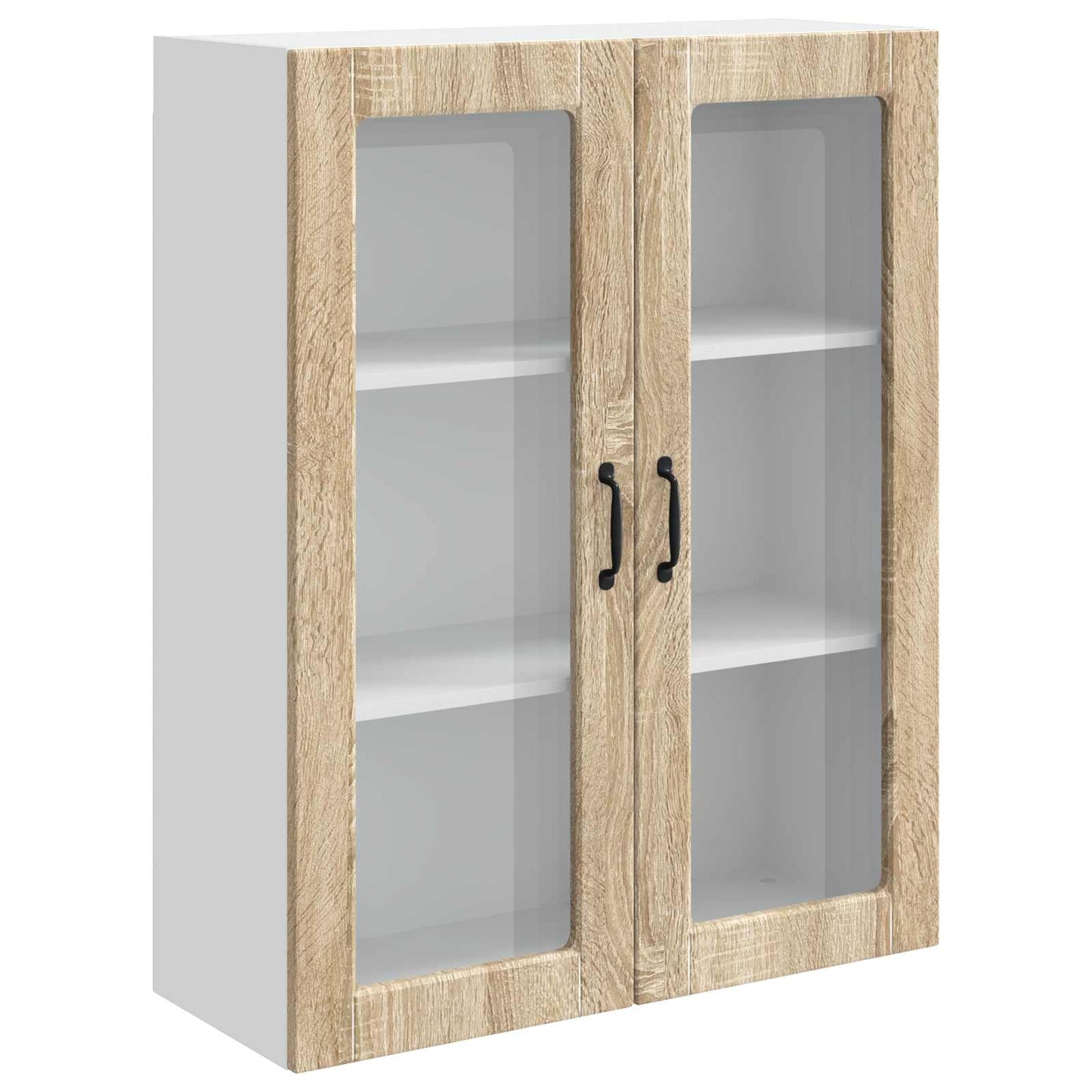 vidaXL Κρεμαστό ντουλάπι κουζίνας Δρύς Sonoma 80 x 31 x 100 εκ.