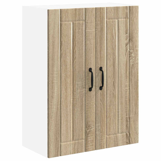 vidaXL Ραφιέρα τοίχου LUCCA Sonoma Δρυς 60 x 31 x 80 εκ.