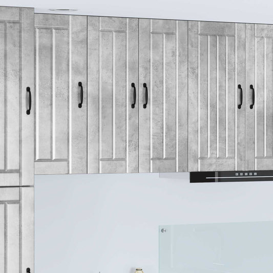 vidaXL Ραφιέρα τοίχου LUCCA Γκρι Σκυροδέματος 60 x 31 x 80 εκ.