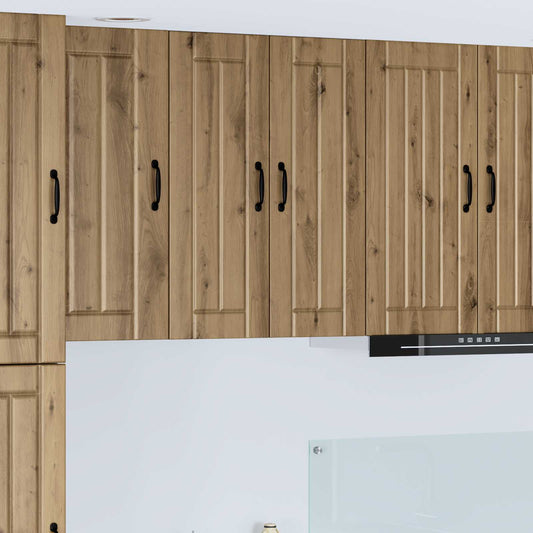 vidaXL Ραφιέρα τοίχου LUCCA Artisan Δρυς 60 x 31 x 80 εκ.