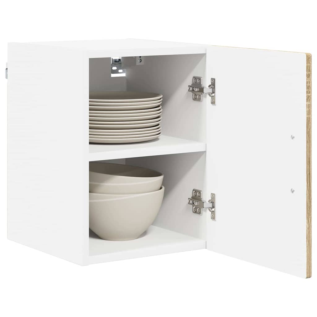 vidaXL Ντουλάπα Κουζίνας με ράφι 2 pcs Δρύς Sonoma 30 x 31 x 40 εκ.