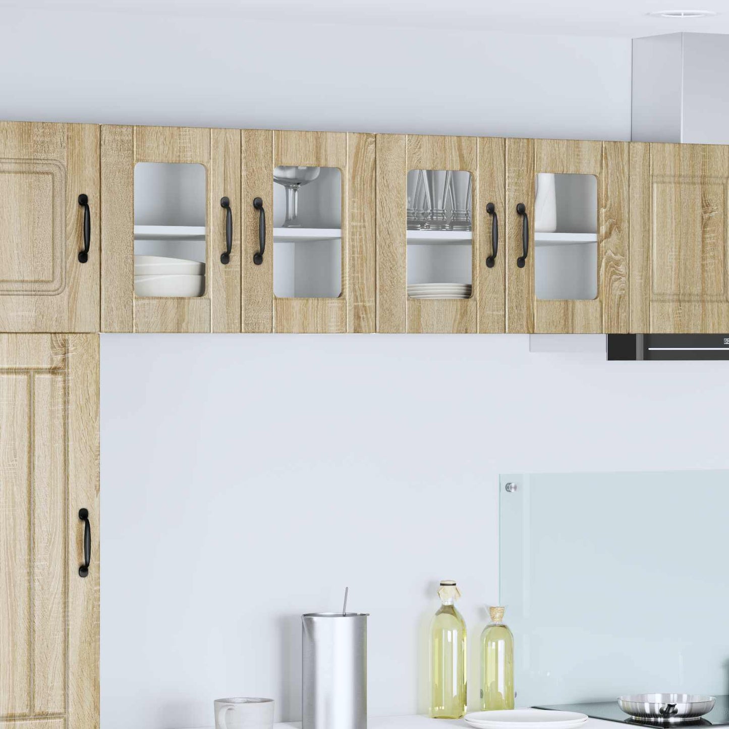 vidaXL Ντουλάπα Κουζίνας με ράφι 2 pcs Δρύς Sonoma 60 x 31 x 40 εκ