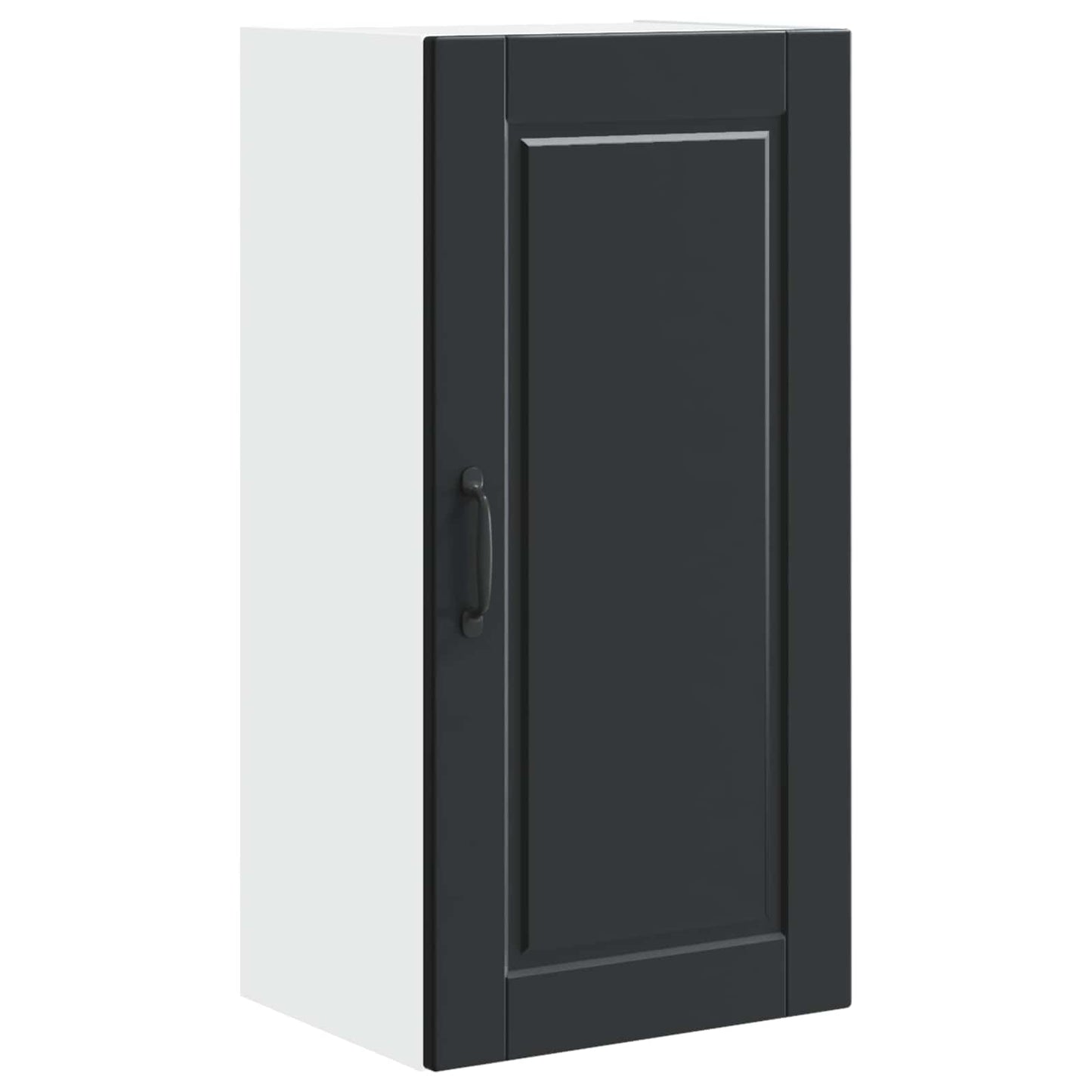 vidaXL Ντουλάπα Κουζίνας Μαύρο 40 x 31 x 80 εκ. Επεξεργασμένο ξύλο