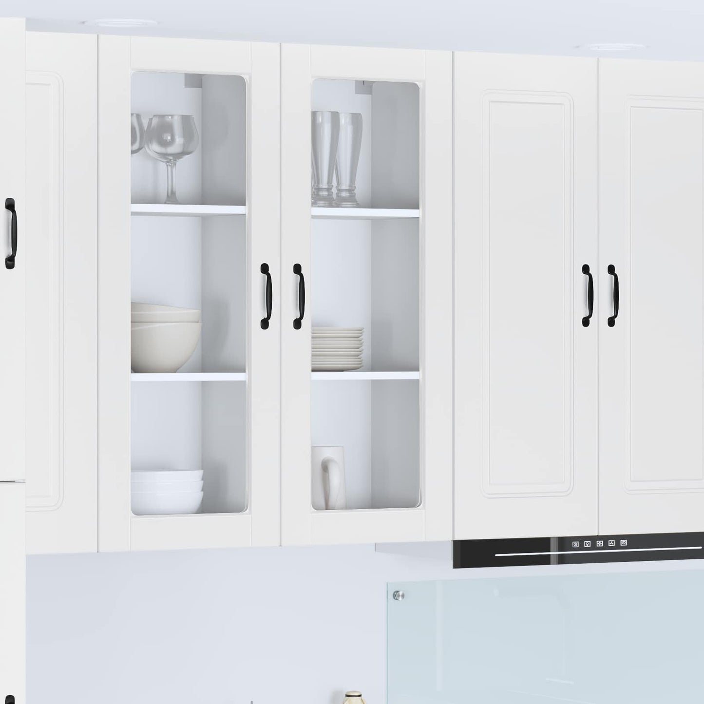 vidaXL Ντουλάπα Κουζίνας Λευκό 40 x 31 x 100 εκ. Επεξεργασμένο ξύλο