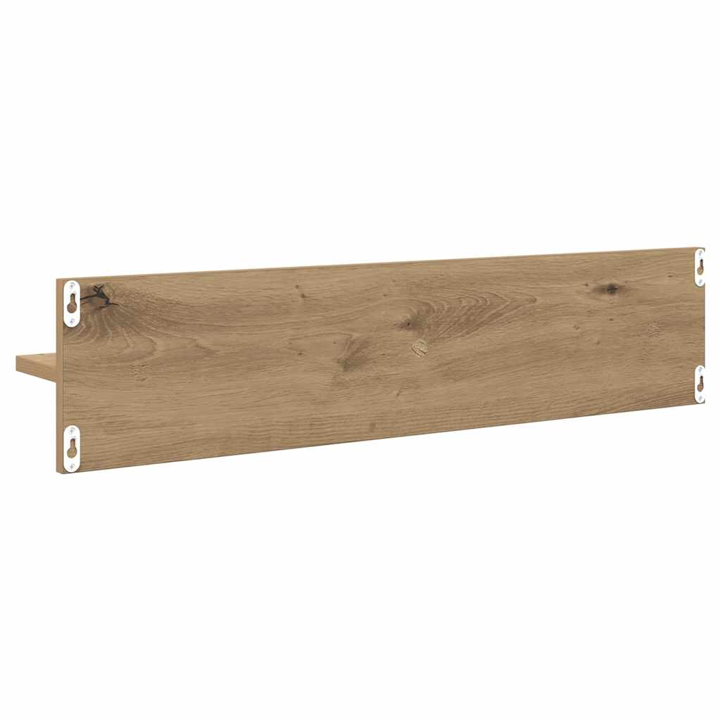 vidaXL Ράφια Τοίχου 4 τμχ. Artisan Oak 80 x 11,5 x 18 εκ