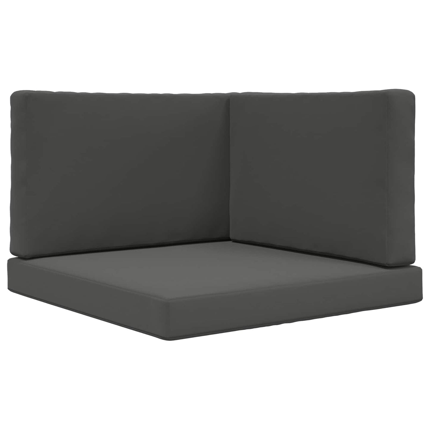 vidaXL Μαξιλάρι Καναπέ Εξωτερικού Χώρου 3 pcs Ανθρακί Πολυεστέρας