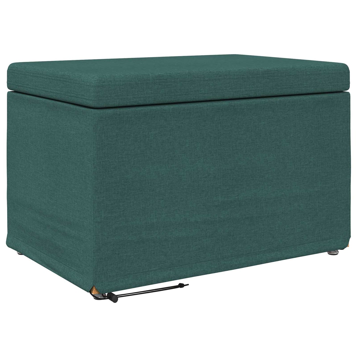 vidaXL Σκαμνί Σκούρο Πράσινο 61 x 41 x 40 εκ