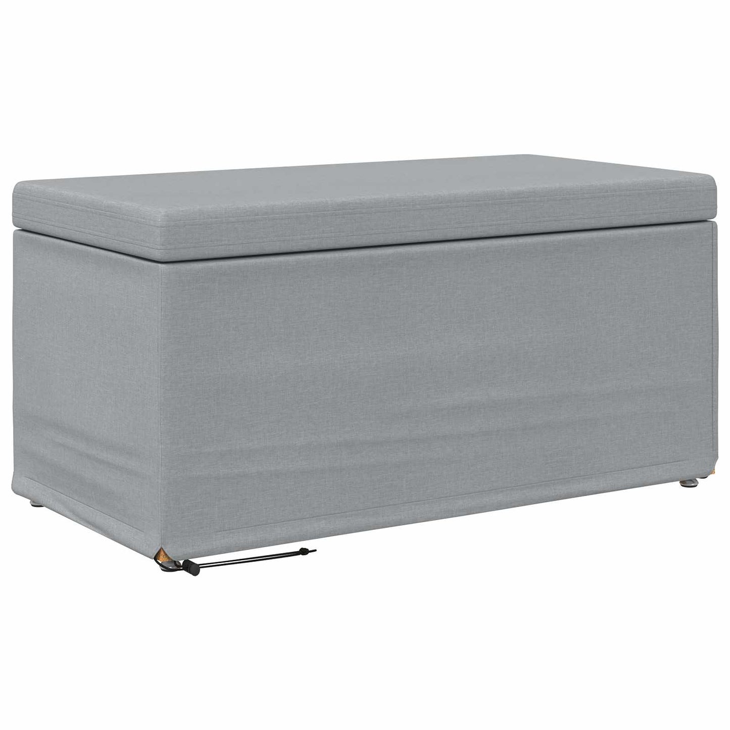 vidaXL Σκαμνί Ανοιχτό γκρι 81 x 41 x 40 cm