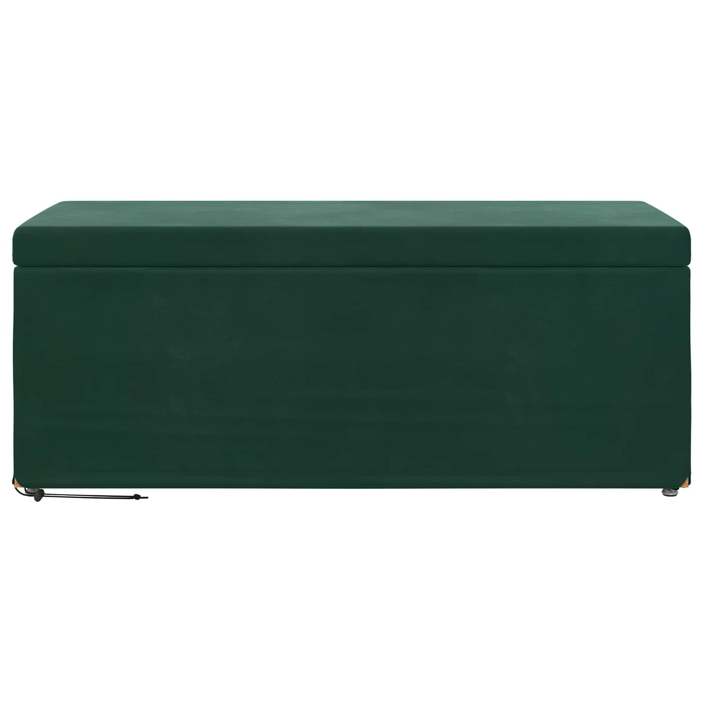 vidaXL Σκαμνί Σκούρο Πράσινο 101 x 41 x 40 εκ