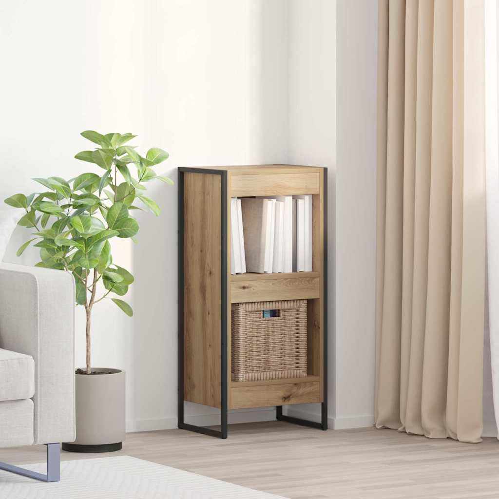 vidaXL Βιβλιοθήκη Καρυδιά Χειροποίητης Εργασίας 80 x 30 x 155 εκ