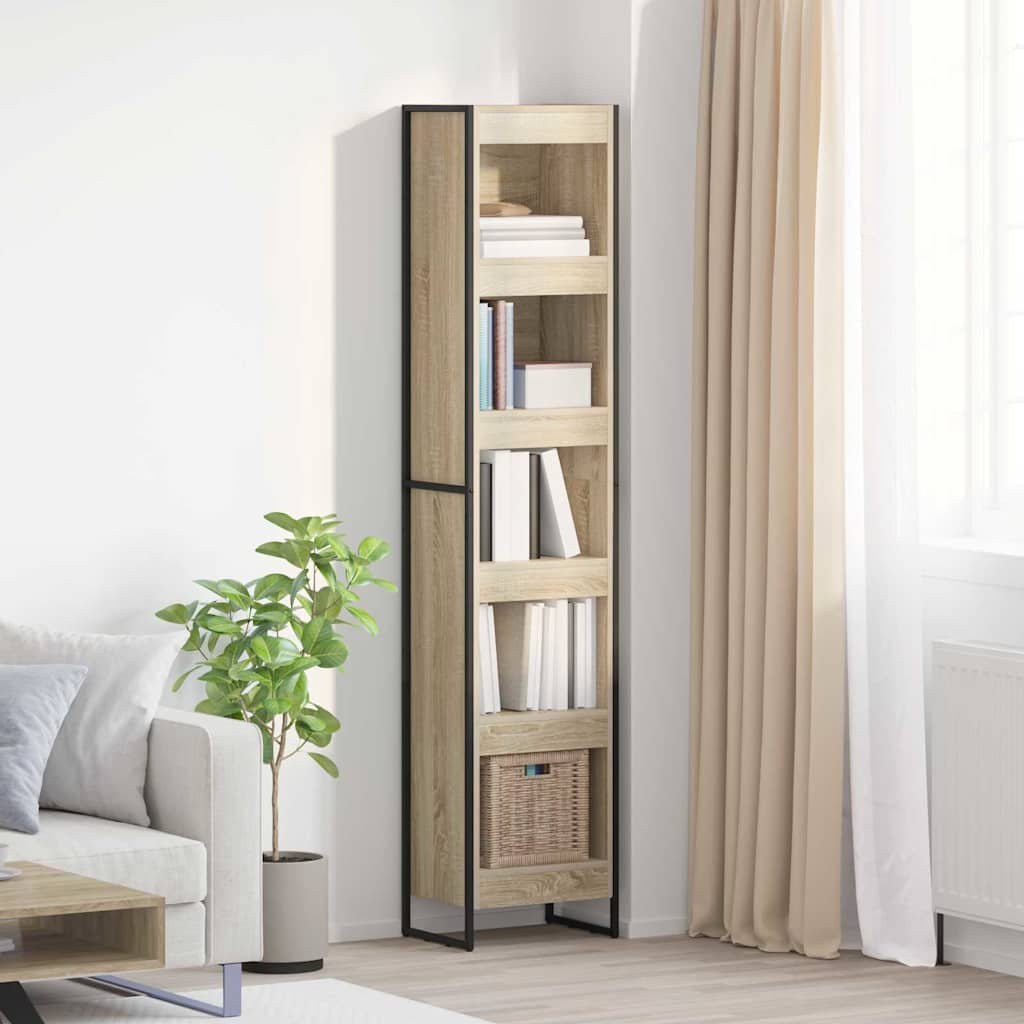 vidaXL Βιβλιοθήκη Σονόμα 80 x 30 x 155 εκ Επεξεργασμένο ξύλο