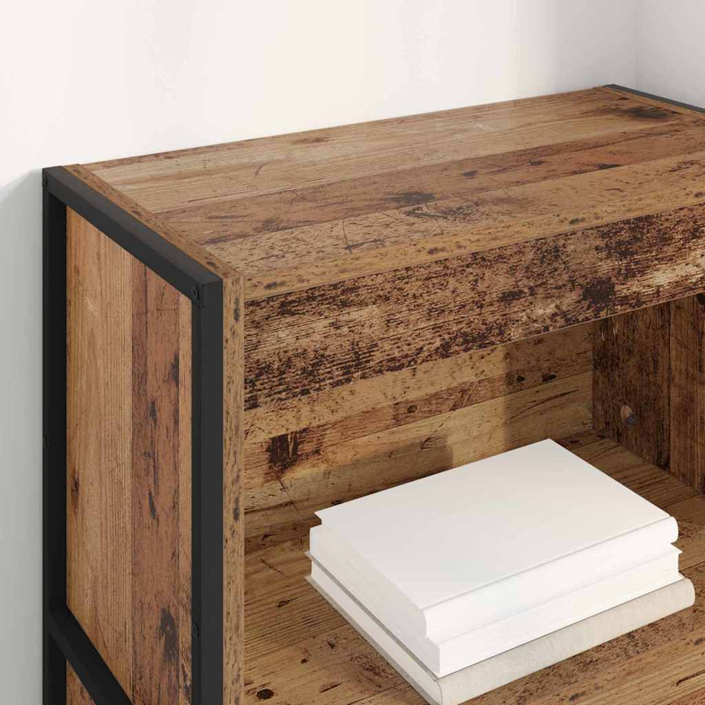 vidaXL Βιβλιοθήκη Παλιό Ξύλο 80 x 30 x 155 εκ Επεξεργασμένο ξύλο