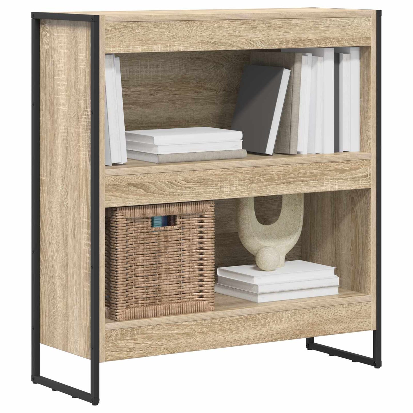 vidaXL Βιβλιοθήκη Σονόμα 80 x 30 x 155 εκ Επεξεργασμένο ξύλο