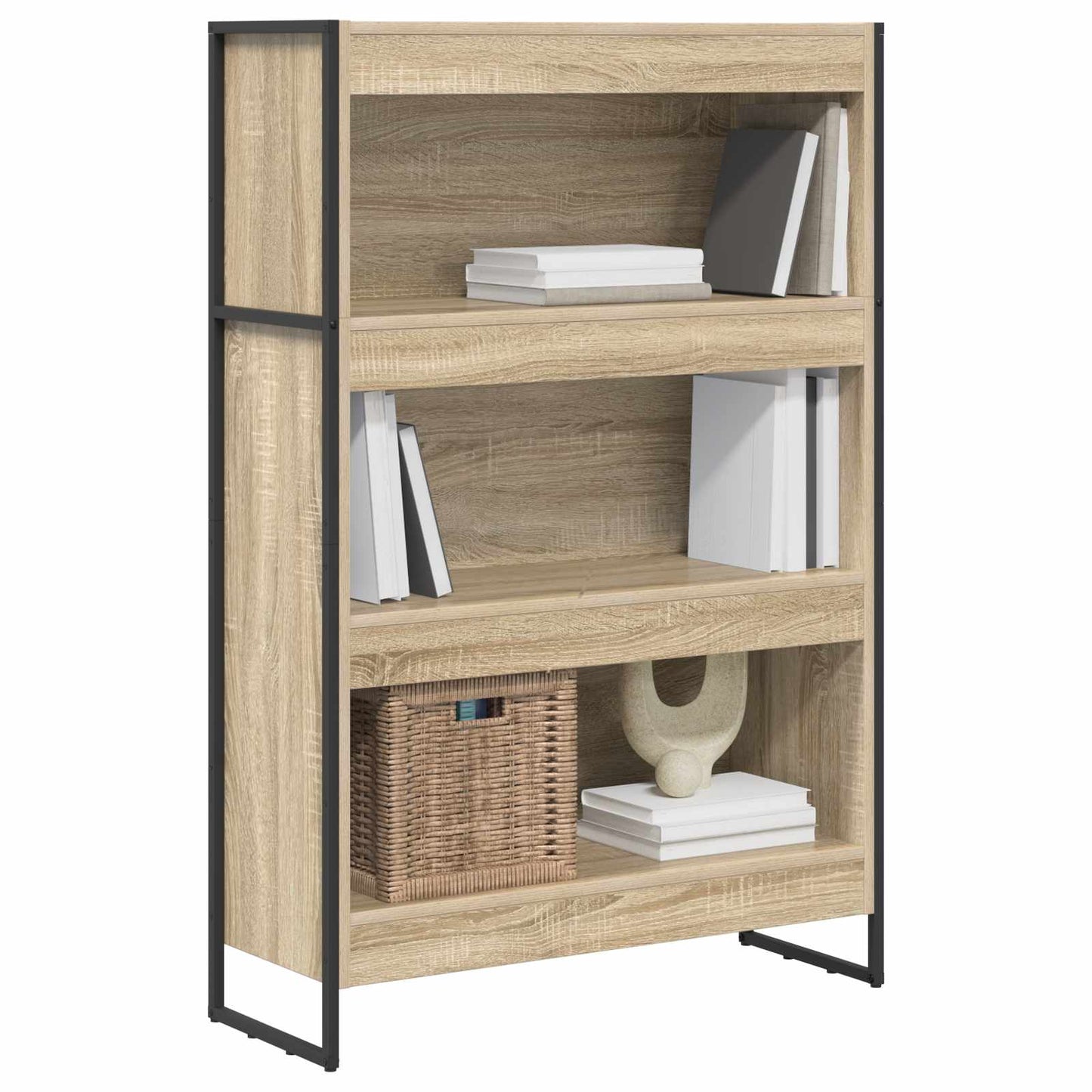 vidaXL Βιβλιοθήκη Σονόμα 80 x 30 x 155 εκ Επεξεργασμένο ξύλο