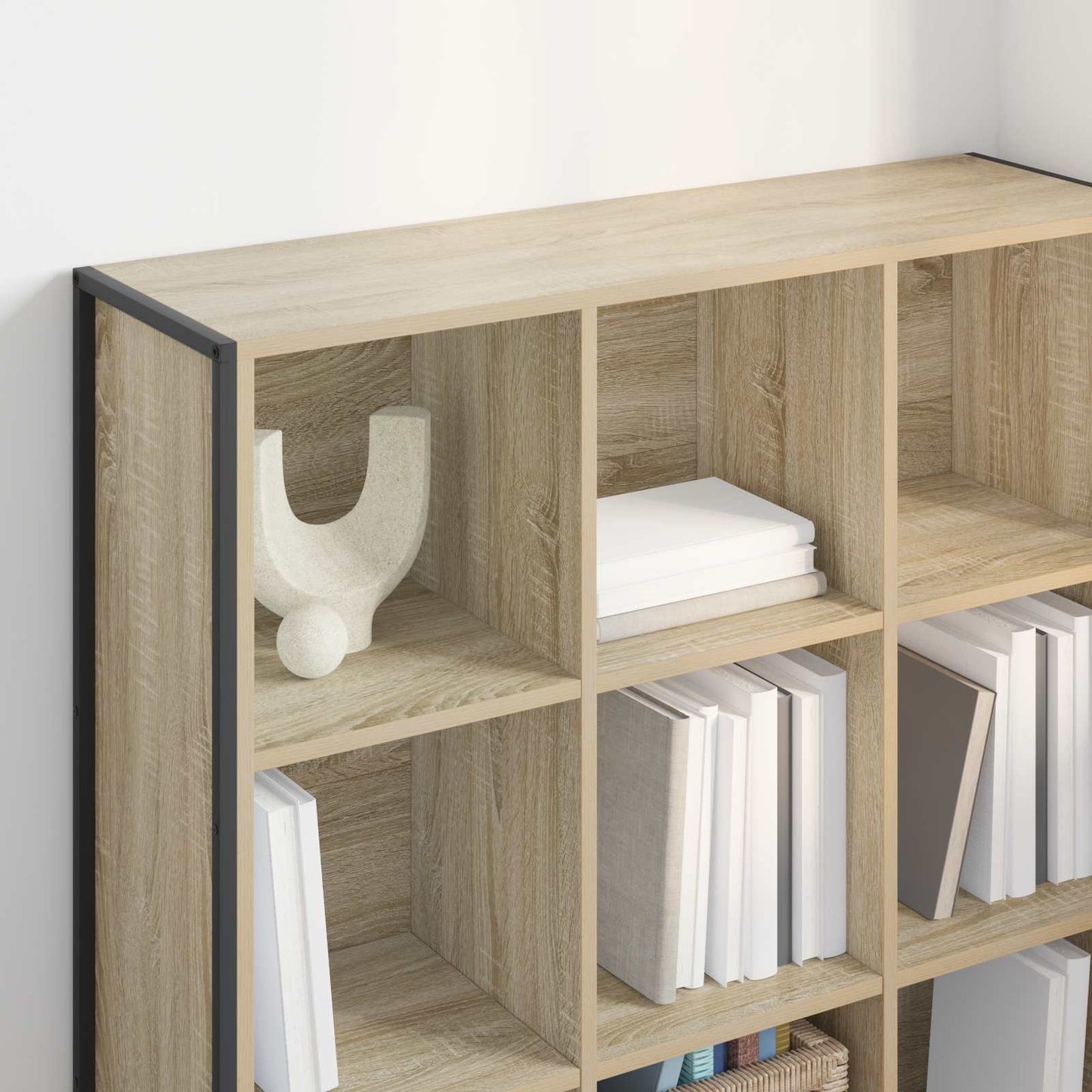 vidaXL Βιβλιοθήκη Σονόμα 99.5 x 30 x 108.5 εκ Επεξεργασμένο ξύλο