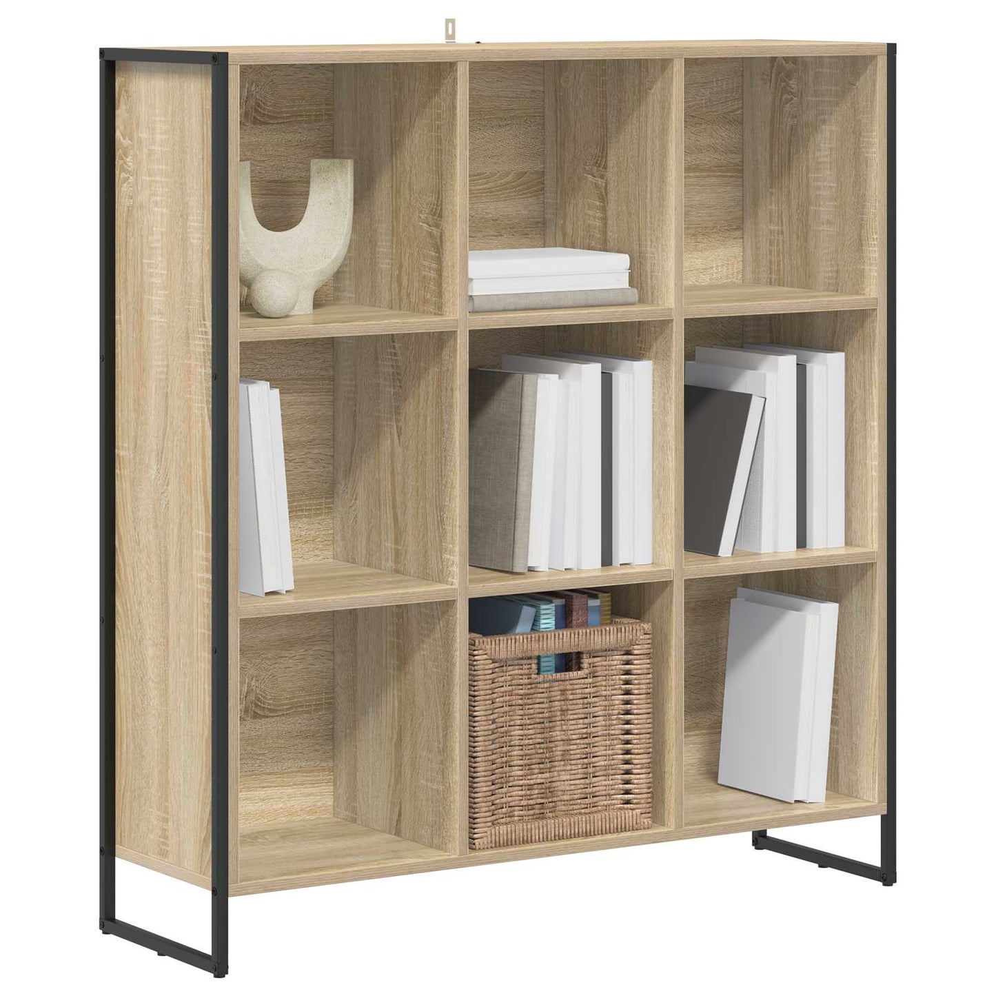 vidaXL Βιβλιοθήκη Σονόμα 99.5 x 30 x 108.5 εκ Επεξεργασμένο ξύλο