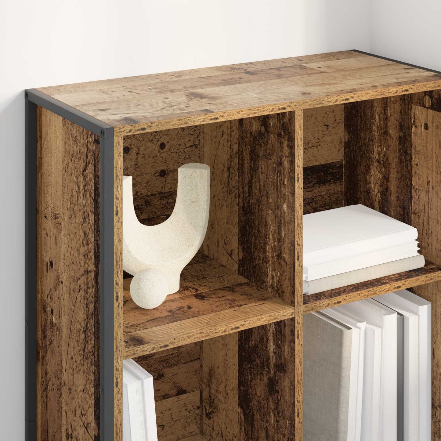 vidaXL Βιβλιοθήκη Παλιό Ξύλο 99.5 x 30 x 108.5 εκ Επεξεργασμένο ξύλο