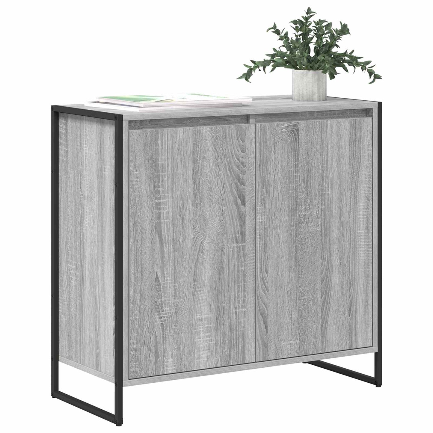 vidaXL Βοηθητικό ντουλάπι Γκρι Sonoma 79 x 36 x 75 εκ