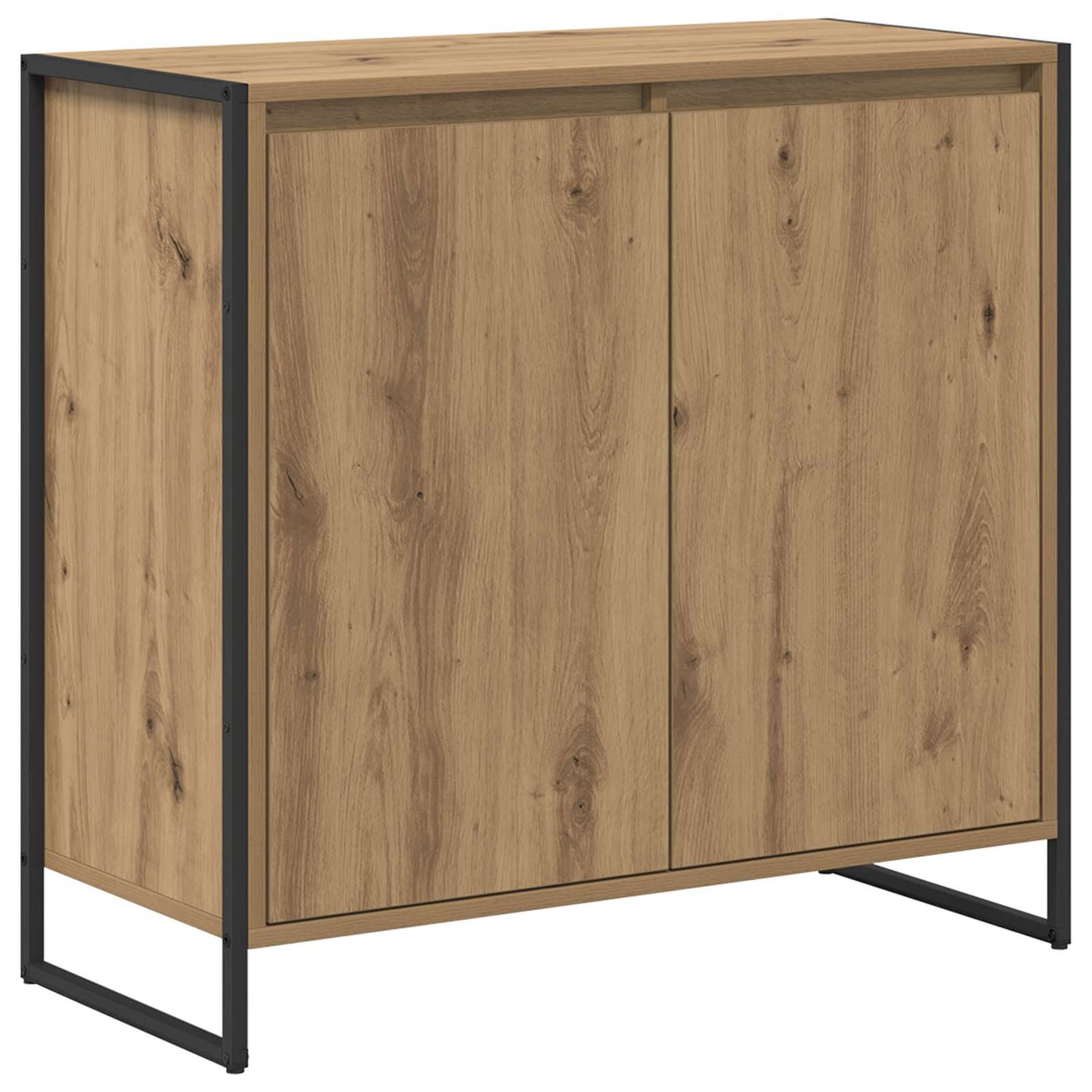 vidaXL Βοηθητικό ντουλάπι Artisan Δρυς 79 x 36 x 75 εκ