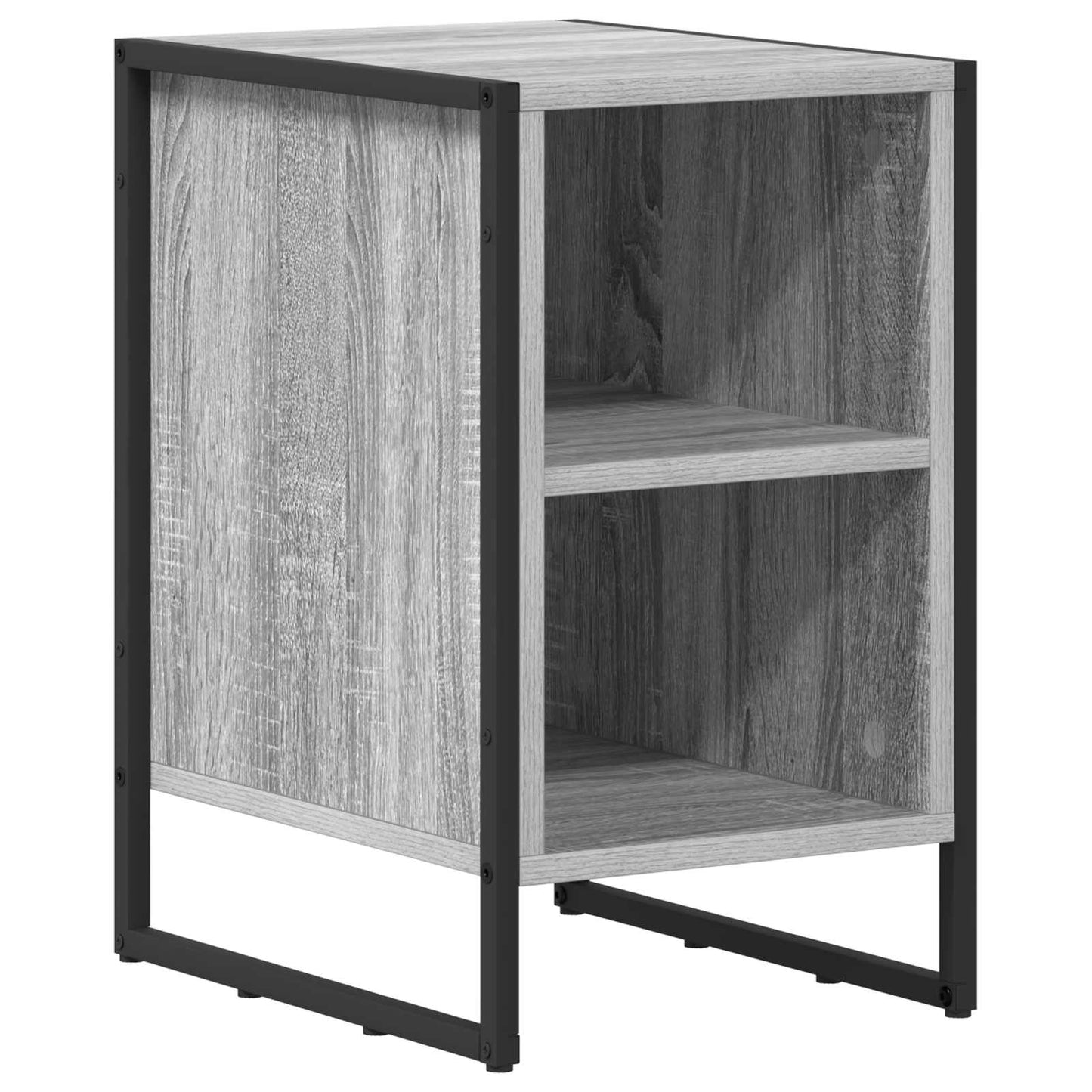 vidaXL Κομοδίνο Γκρι Sonoma 39.5 x 30 x 50 εκ Επεξεργασμένο Ξύλο